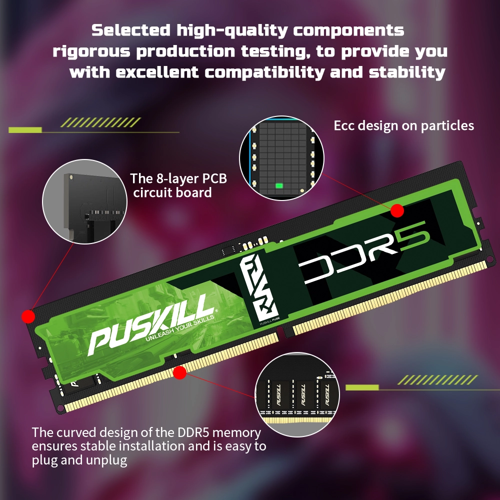 DDR5 Memory RAM for PC Games 6000MHz – Ultra-Fast Performance DDR5 Memory RAM