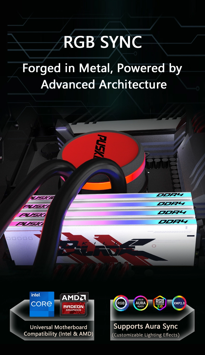 High Performance DDR4 Gaming RAM 8GB–32GB 2666–3600MHz – PC Memory High Performance DDR4 Gaming RAM