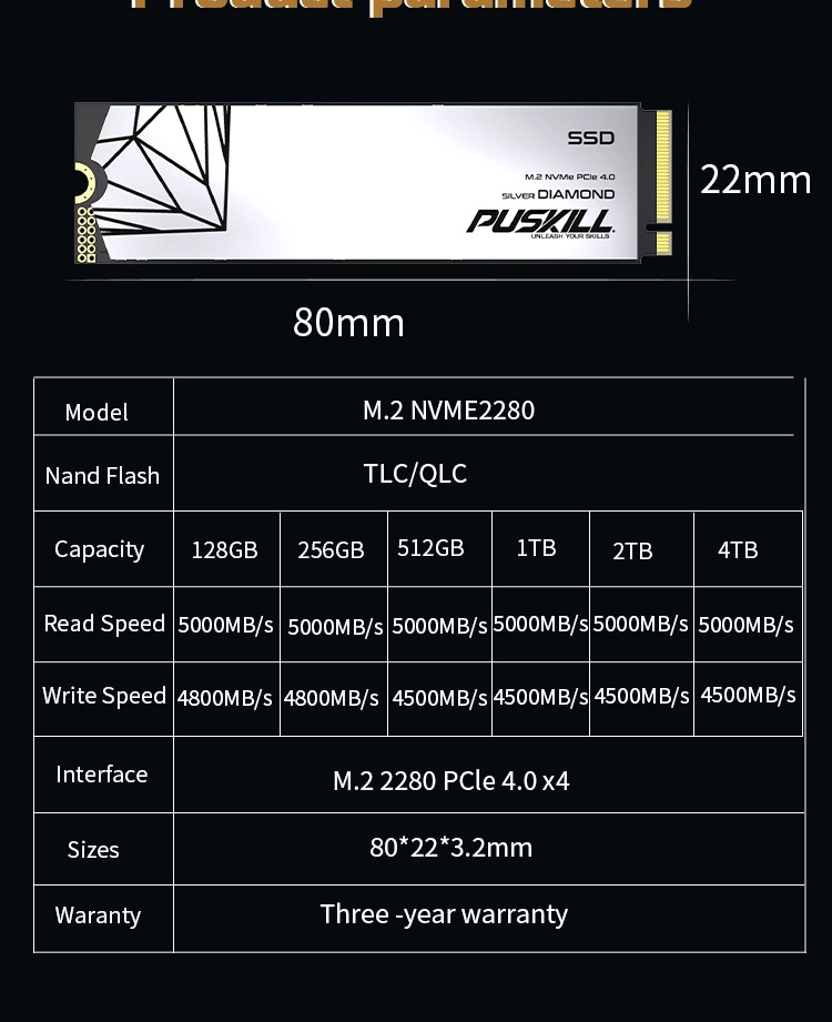 M.2 NVMe PCIe 4.0 SSD 128GB–2TB – Ultra-Fast Gaming PC & PS5 Storage Upgrade NVME4 09